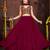 Women's Maroon French Crape Traditional Kutchi Embroidery with Mirror Work Semi Stiched Lehenga Choli With Dupatta
