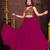 Women's Pink French Crape Traditional Kutchi Embroidery with Mirror Work Semi Stiched Lehenga Choli With Dupatta