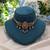 Maroon & green color choker temple necklace