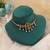 Maroon & green color choker temple necklace