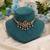 Maroon & green color choker temple necklace