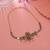 Maroon & green color choker temple necklace