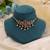 Maroon & green color choker temple necklace