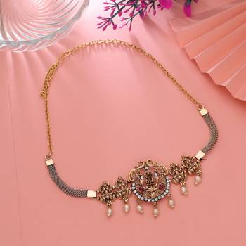 Rani color choker temple necklace 1