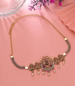 Rani color choker temple necklace