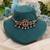 Rani & green color choker temple necklace