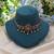 Rani & green color choker temple necklace