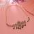 Maroon & green color choker temple necklace