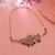 Maroon & green color choker temple necklace