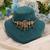 Maroon & green color choker temple necklace
