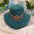 Rani & green color choker temple necklace