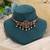 Rani & green color choker temple necklace
