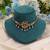 Rani & green color choker temple necklace