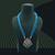 Firozi color stone necklace