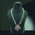 Pista green color stone necklace