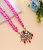 Rani color stone necklace
