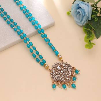 Rama green color stone necklace 1