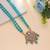 Rama green color stone necklace