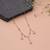 White color anti tarnish necklace