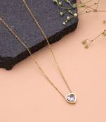 White color anti tarnish necklace