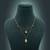 Gold color anti tarnish necklace