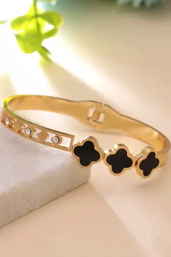 Black color anti tarnish bracelet