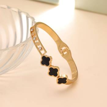 Black color anti tarnish bracelet 2