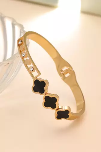 Black color anti tarnish bracelet