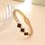Black color anti tarnish bracelet