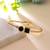 Black color anti tarnish bracelet