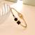 Black color anti tarnish bracelet