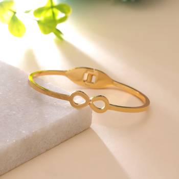 Gold color anti tarnish bracelet 1