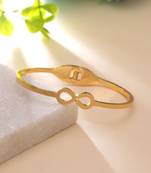 Gold color anti tarnish bracelet