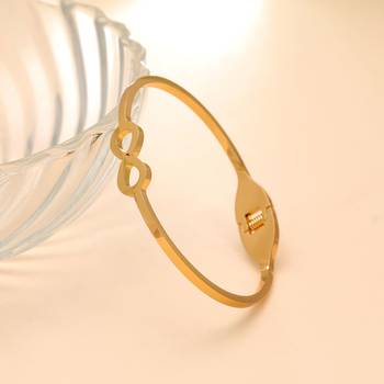 Gold color anti tarnish bracelet 2