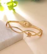 Gold color anti tarnish bracelet