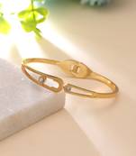 Gold color anti tarnish bracelet