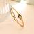 Gold color anti tarnish bracelet