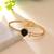 Black color anti tarnish bracelet