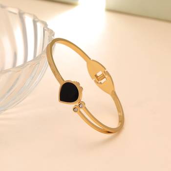 Black color anti tarnish bracelet 2