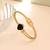 Black color anti tarnish bracelet