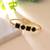 Black color anti tarnish bracelet
