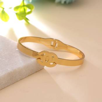 Gold color anti tarnish bracelet 1