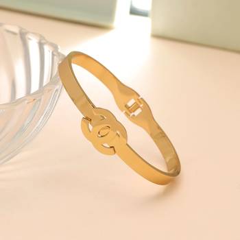 Gold color anti tarnish bracelet 2
