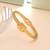 Gold color anti tarnish bracelet