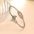 Silver color anti tarnish bracelet