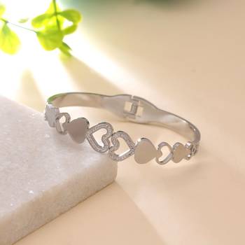 Silver color anti tarnish bracelet 1