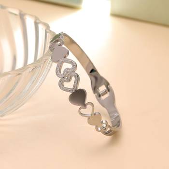Silver color anti tarnish bracelet 2