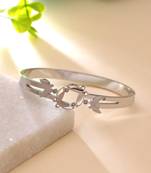 Silver color anti tarnish bracelet