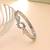 Silver color anti tarnish bracelet