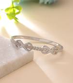 Silver color anti tarnish bracelet